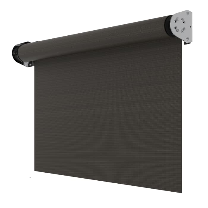 open bracket straight drop awning