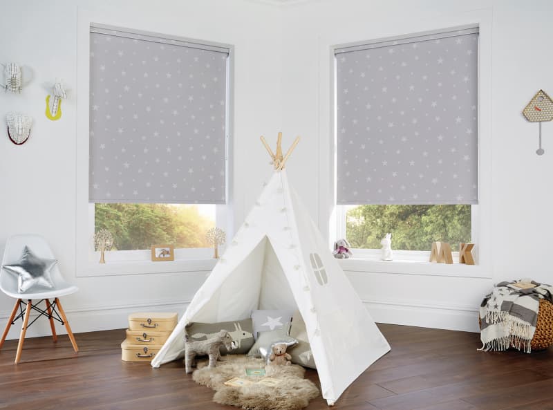 blockout roller blinds in childrens room