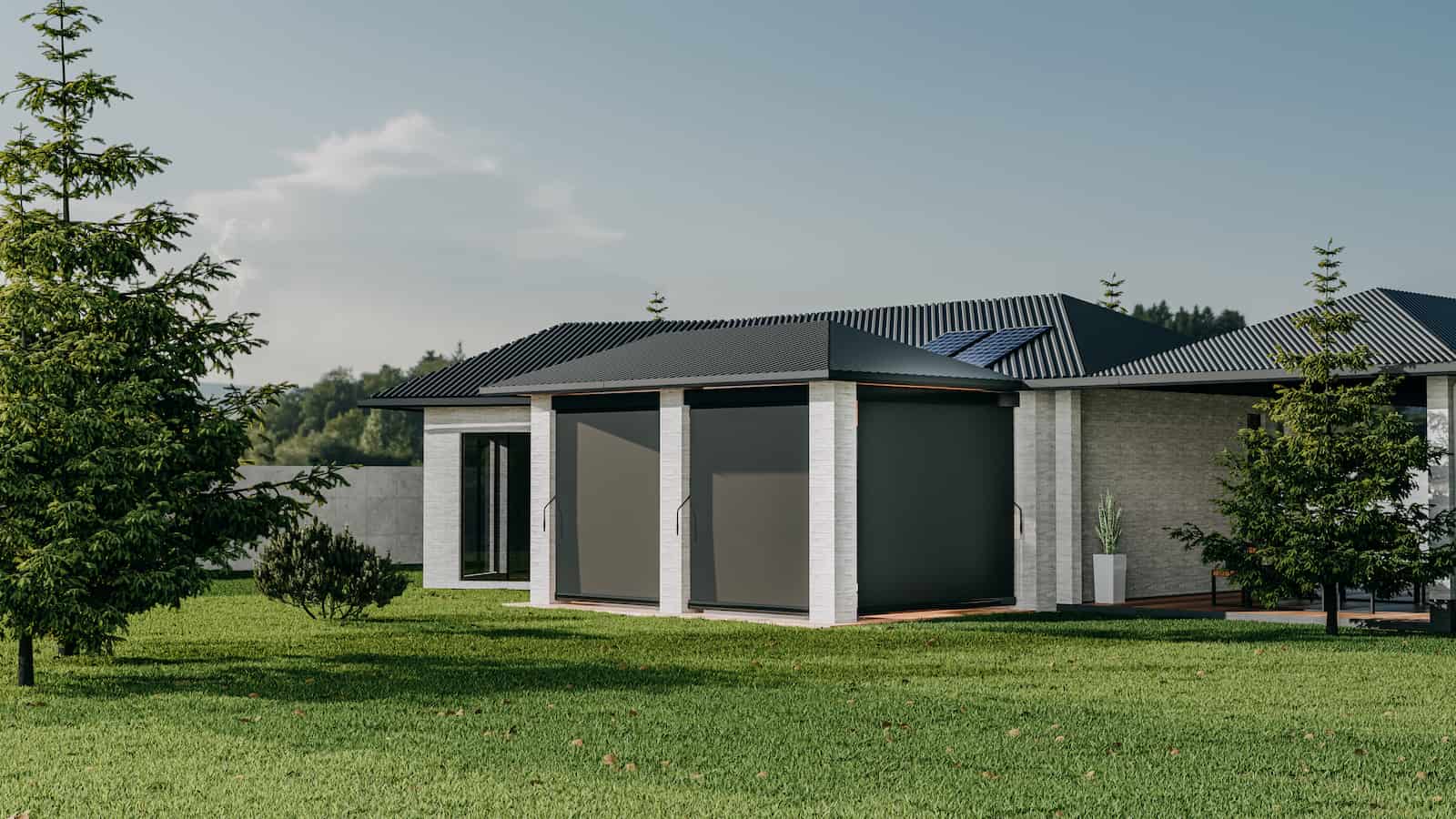 straight drop crank blinds