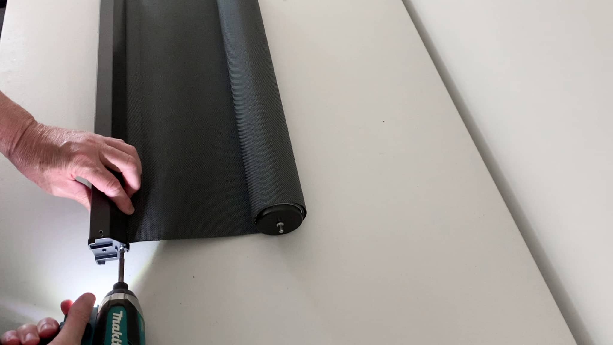 change awning fabric