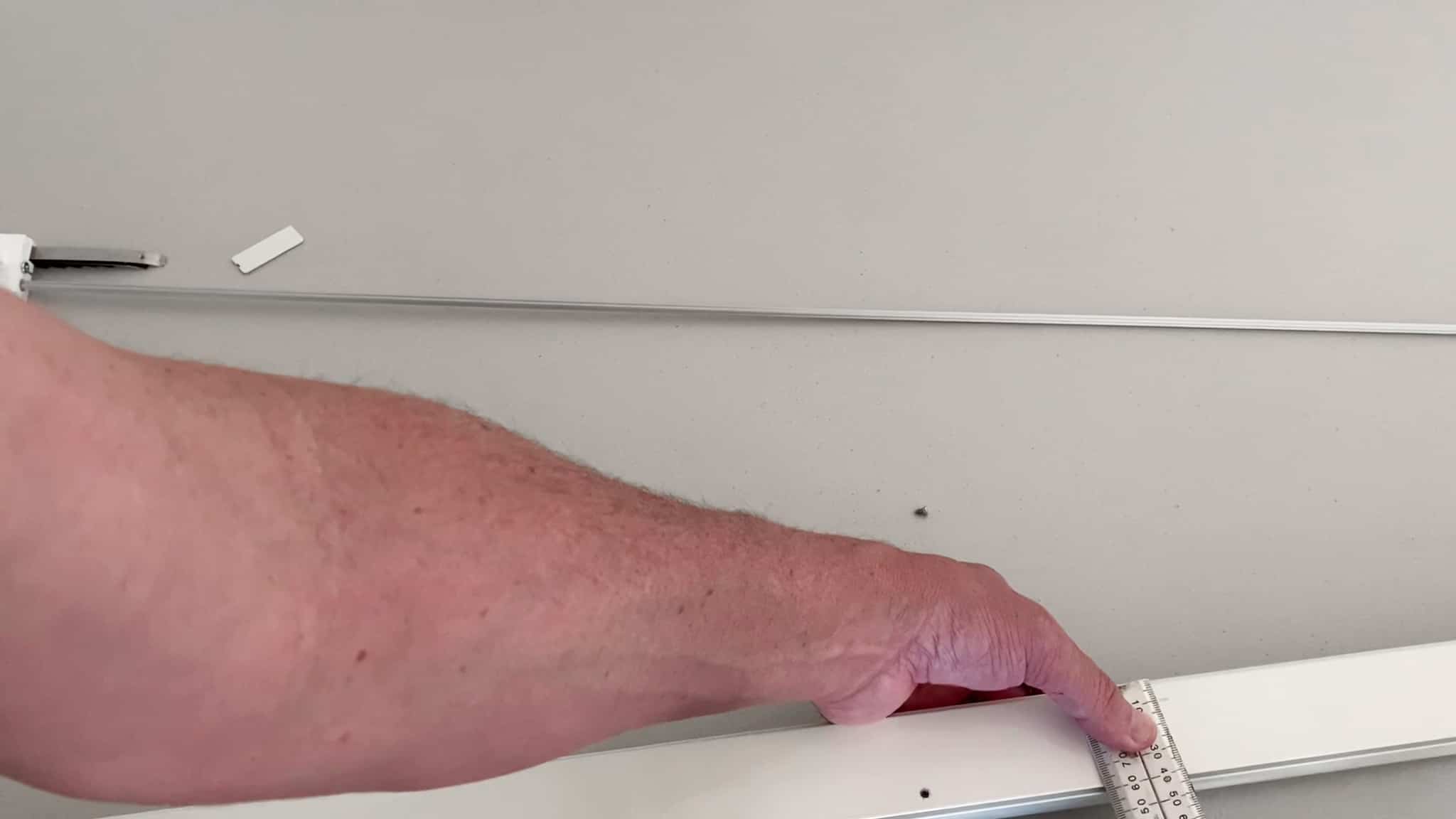 drill hole for magnet screw