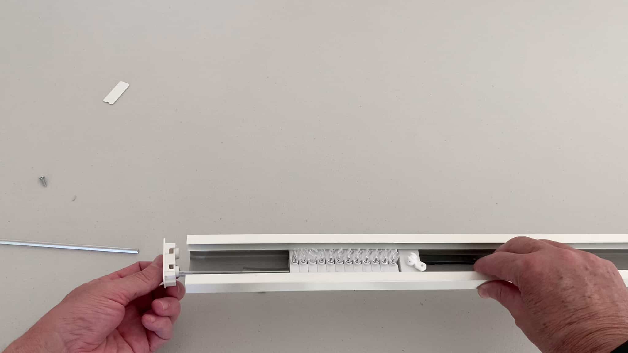 install star washer for veri shade track