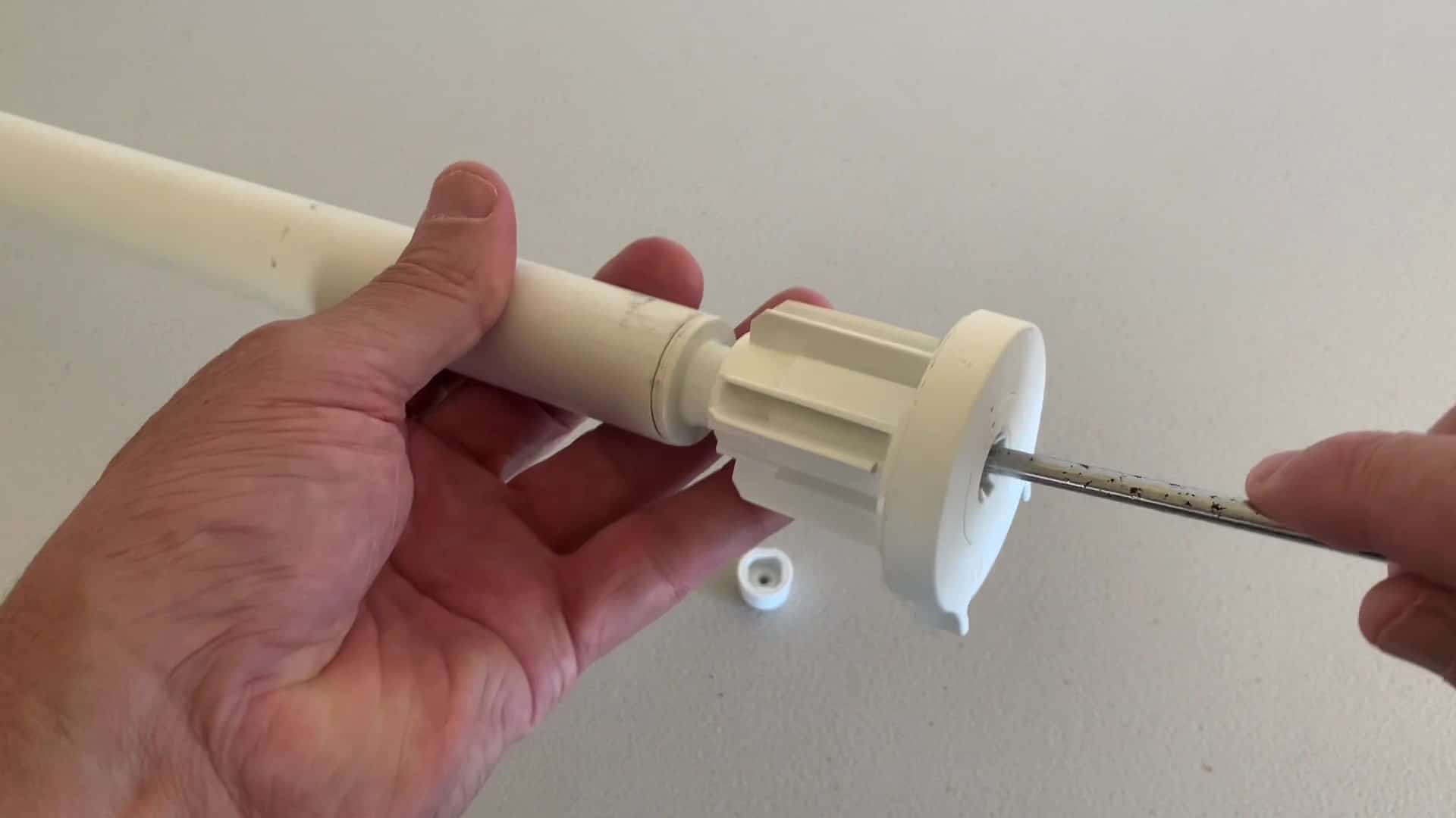 screw the chain drive in